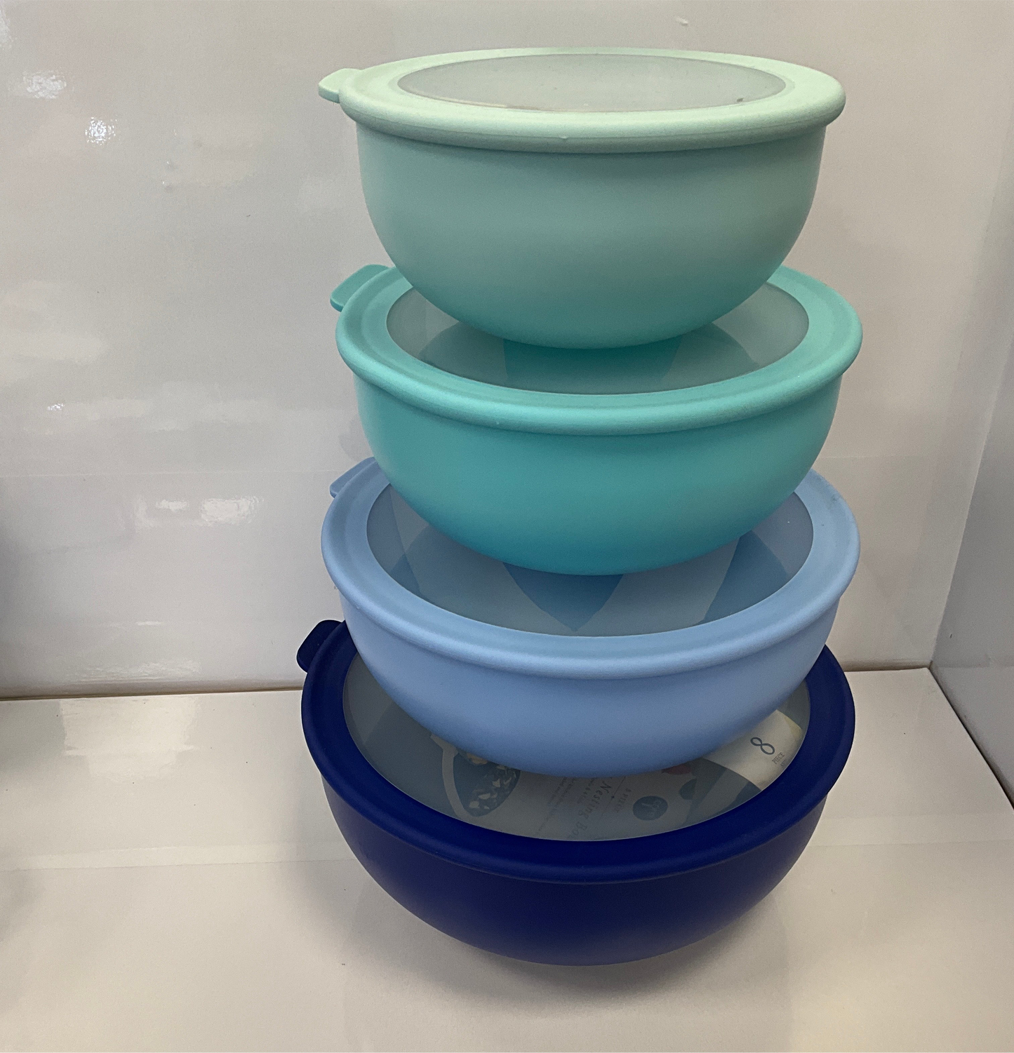 Core 8 pc Bowl Set Blue