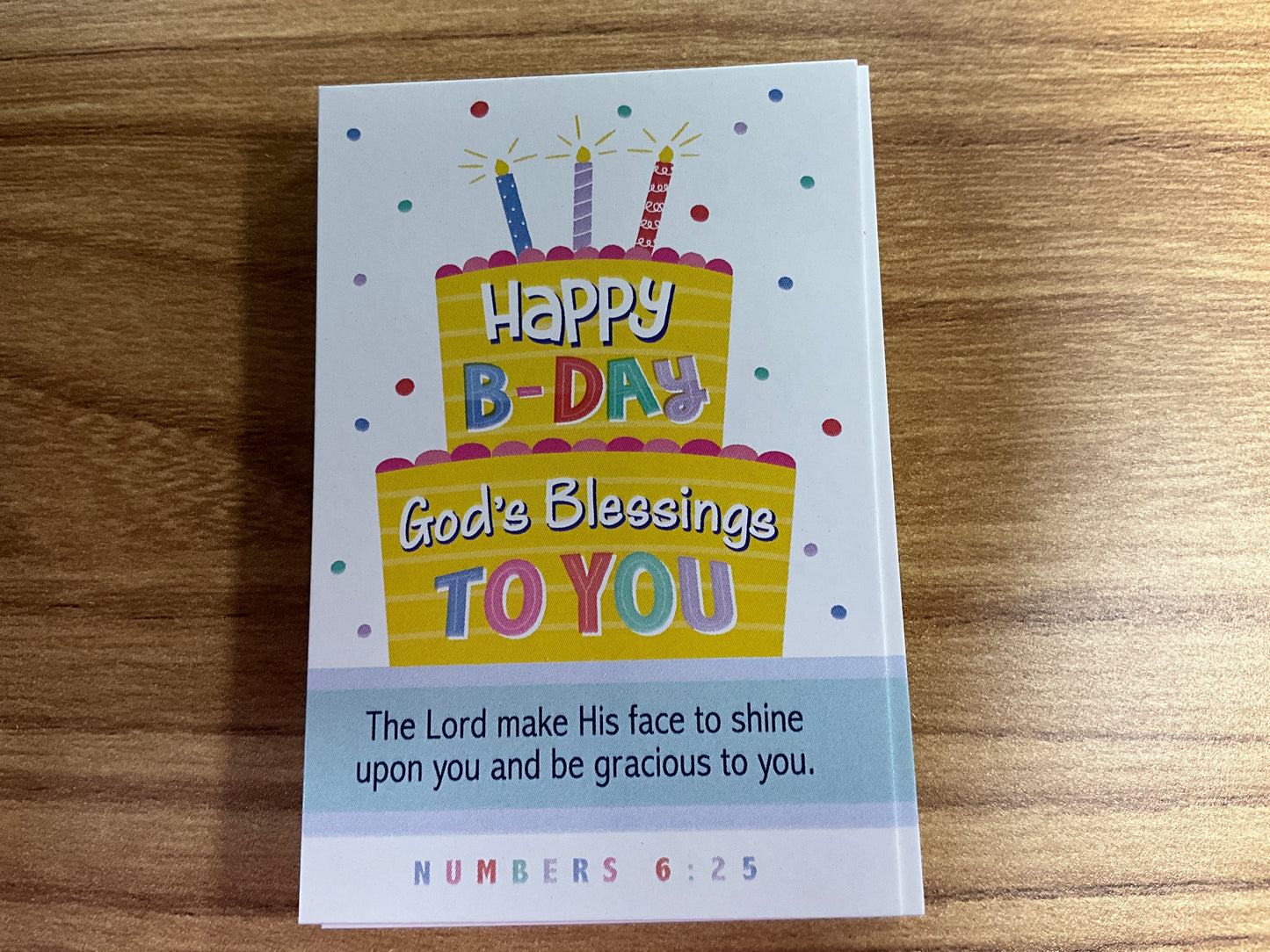 DKS Wallet Card Happy Bday God’s