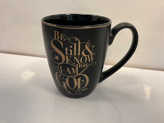 ChrA Mug Black Be Still