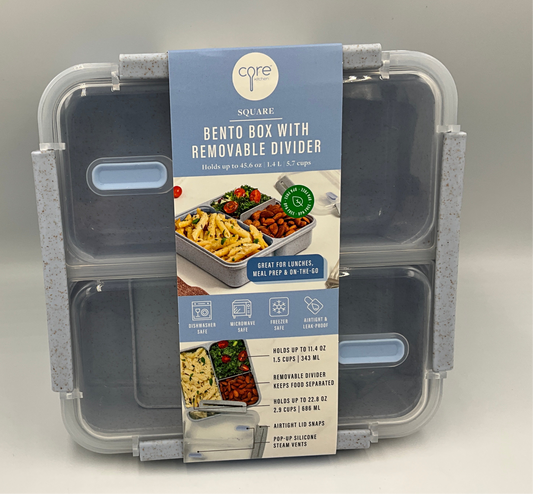 Core Bento Box w Divider Lavender