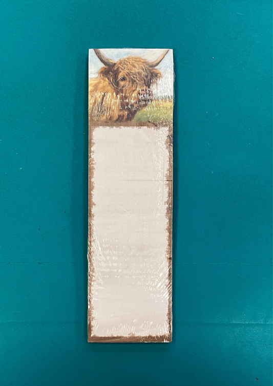 Prim Pad Highland Cow