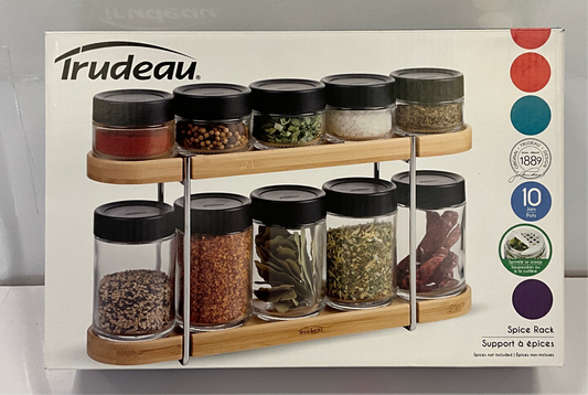 Trudeau Spice Rack 10bottle