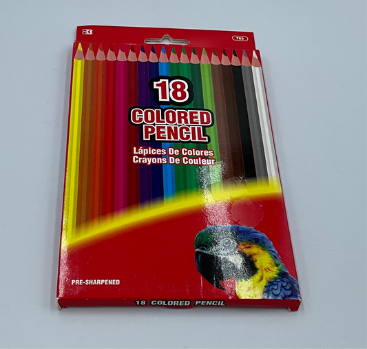 Bazic 18 Colored Pencils