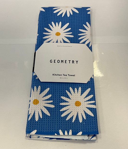 Geom Tea Blue Daisies