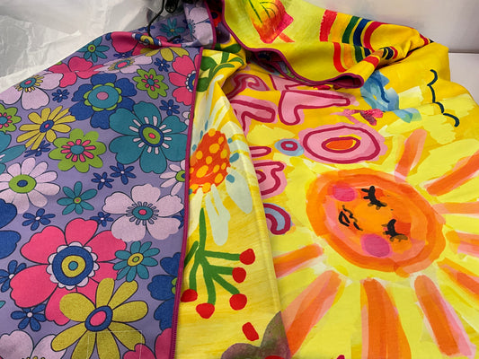 Nat Life Beach Towel Yellow