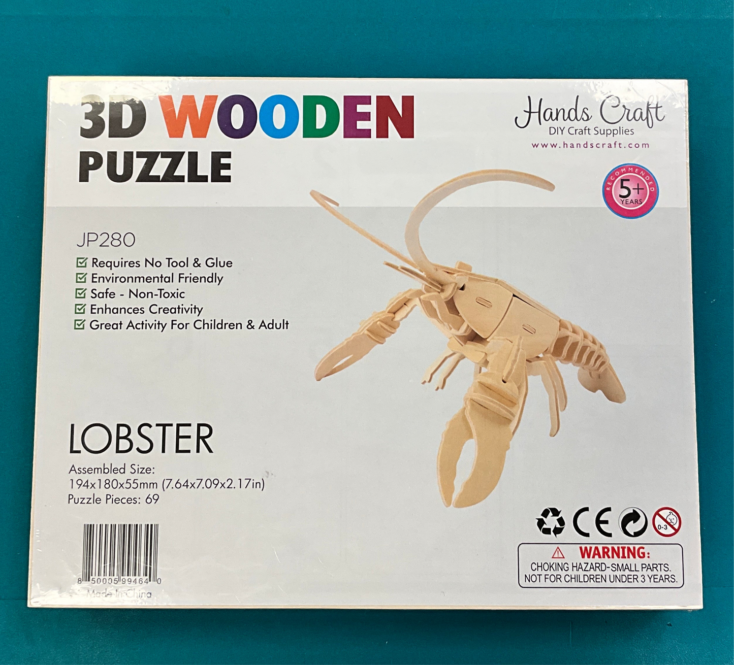 HC Wood Puzzle Lobster