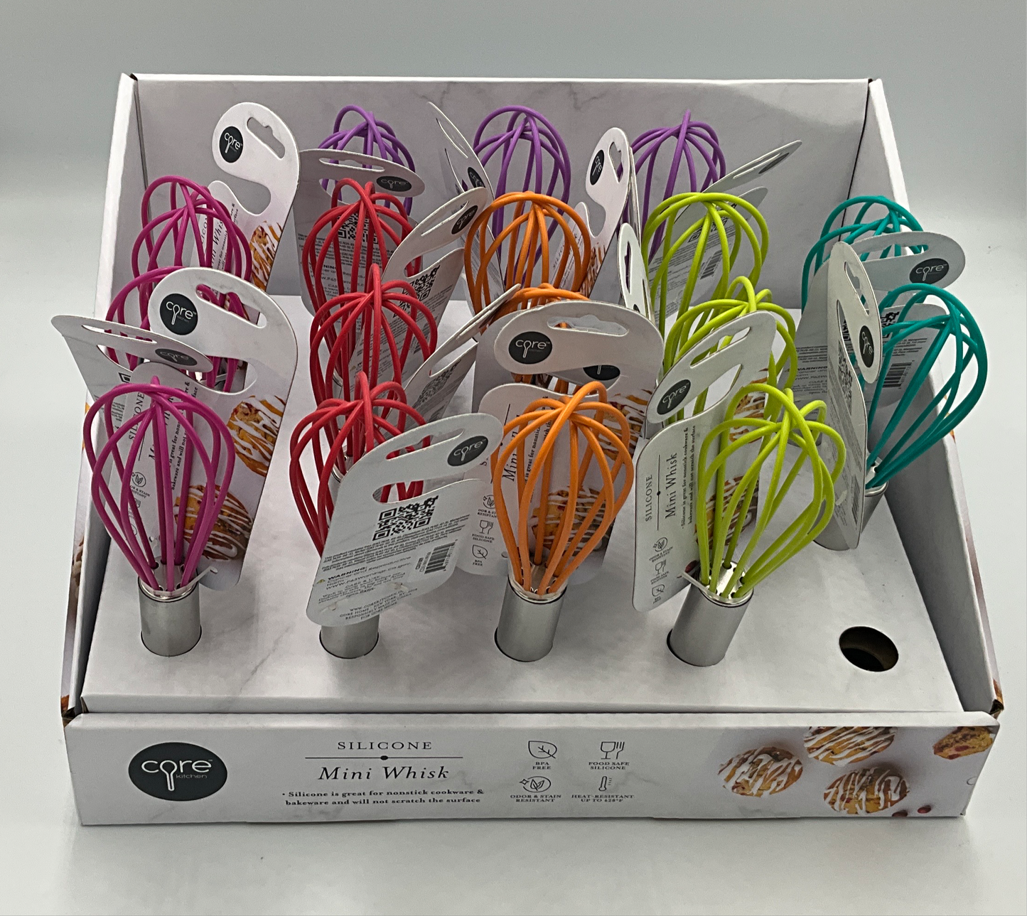 Core Mini Silicone Whisk Brights