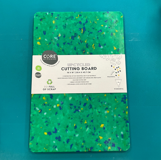 Core Upcycled Cutting Board Green Lg