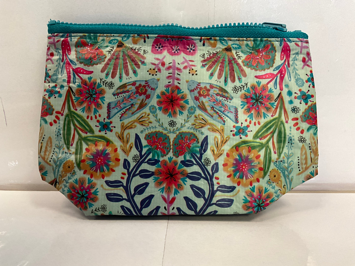 Nat Life Sm Zip Pouch Floral