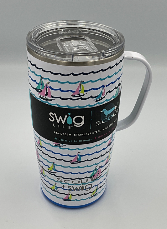 Swig 22oz Mug Boats & Rows