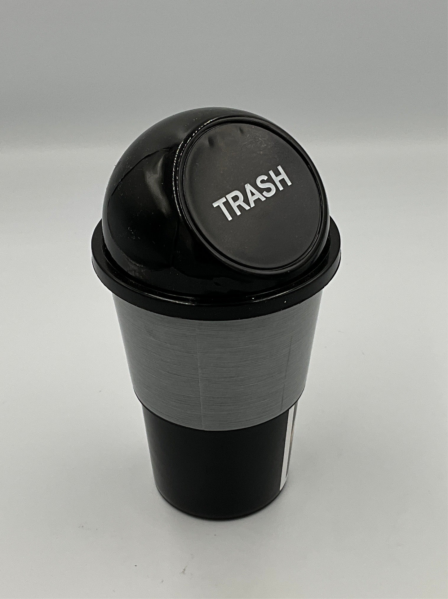 Blue Car Trash Gray