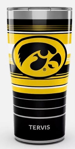 Tervis 20oz Tumbler Stripe Hawkeye