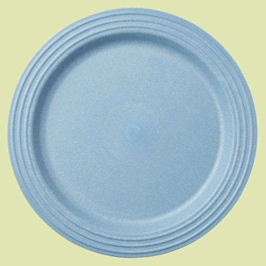 Maple 11.25" Plate Dusty Blue