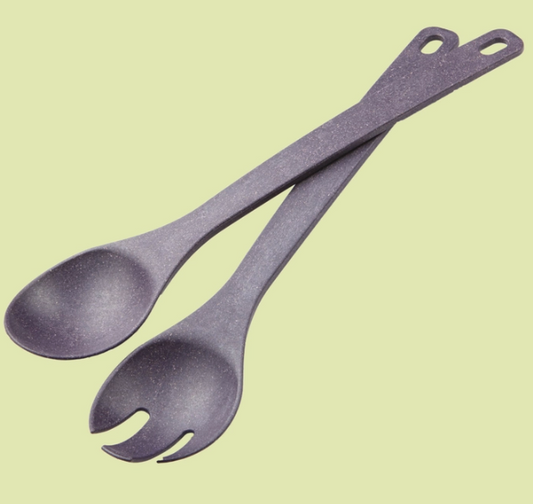 Maple Salad Utensils Eggplant