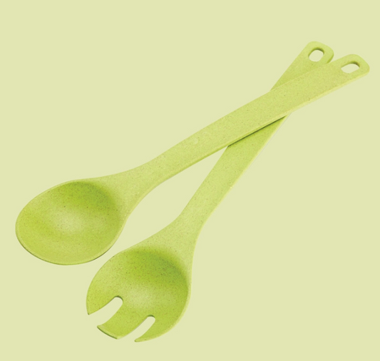 Maple Salad Utensils Lime
