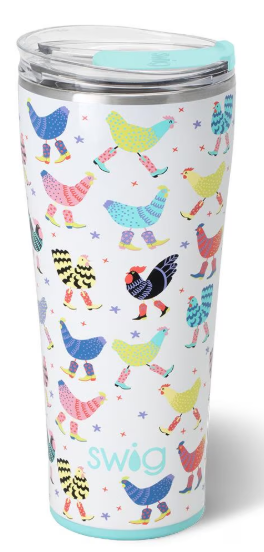Swig 32oz Tumbler Funky Chicken