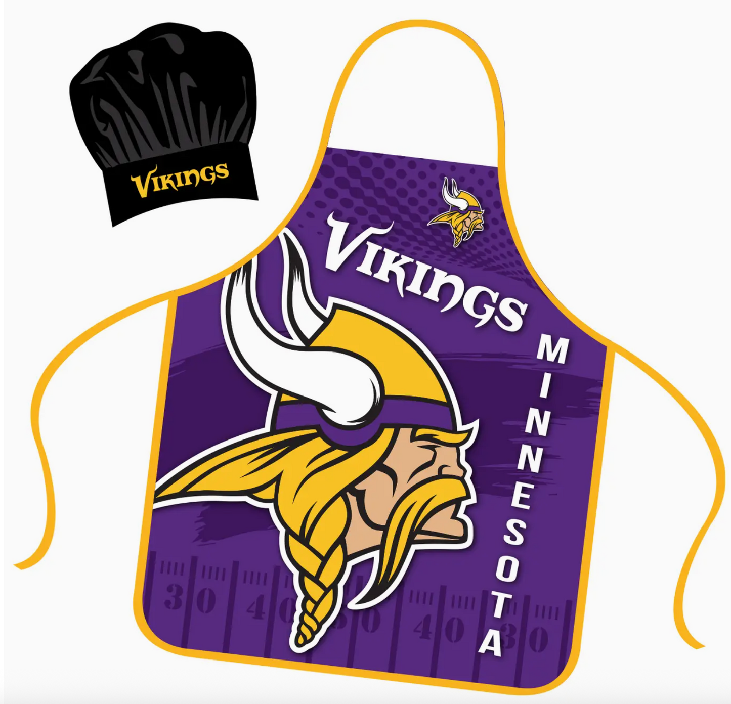 Mojo Apron With Hat Vikings