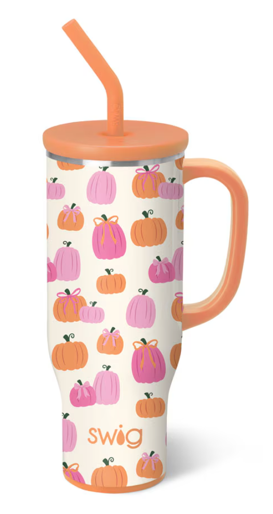 Swig 30oz Mug Pumpkins & Bows
