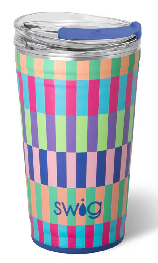 Swig 24oz Party Cup Brite Stripe