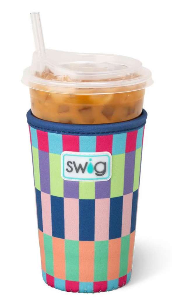 Swig Ice Coolie Brite Stripe (Lg)