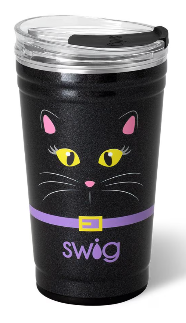 Swig Party Cup Boo Black Cat