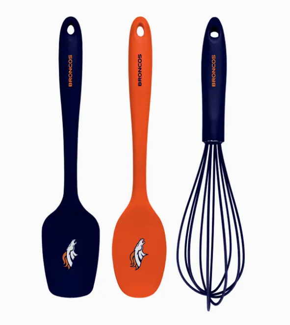 Broncos 3pc Utensils