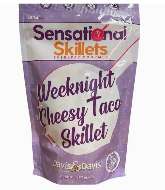 D&D Skillet Cheesy Taco