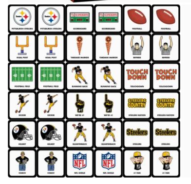 MSTP Matching Game Steelers