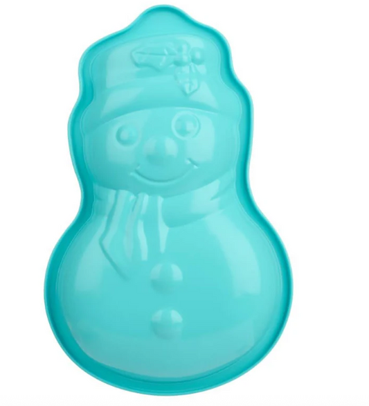 Trudeau Metal Cake Pan Snowman