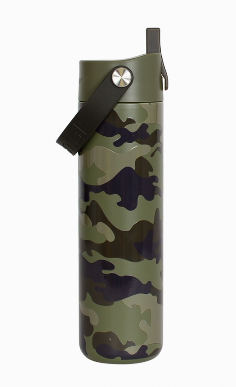 Elem 24oz Bottle Green Camo