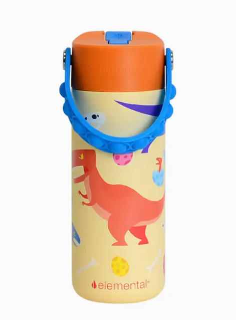 Elem 18oz SS Bottle Dino Rage