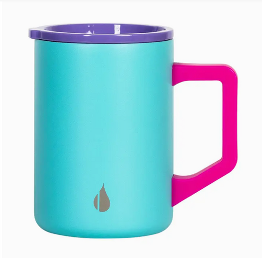 Elem 16oz Mug Blue Tie Dye